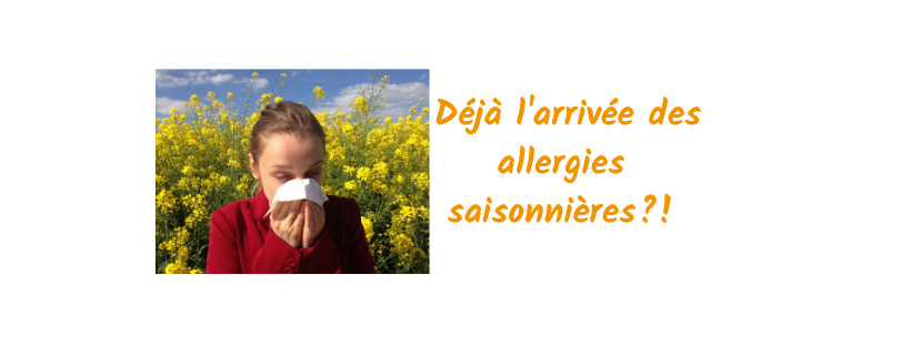 Les allergies saisonnières sont de retour !